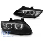Faruri xenon de tuning potrivite pentru BMW Seria 3 E92/E93 2006-2010 cu bază neagră Performance AutoTuning