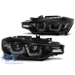 Kit de faruri de tuning cu lumini DRL reale, potrivit pentru BMW 3 F30/F31 10.2011, stânga și dreapta Performance AutoTuning