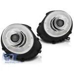 Kit de faruri tuning cu lumini LED potrivit pentru MINI COOPER R55/R56/R57 2006-2014, stânga și dreapta Performance AutoTuning