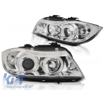 Kit de faruri tuning cu ochi de înger CCFL, potrivit pentru BMW 3 E90/E91 03.2005-08.2008, stânga și dreapta Performance AutoTuning
