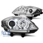 Kit de faruri tuning cu ochi de înger halogen, potrivit pentru BMW Z4 E85 E86 2002-2008, stânga și dreapta Performance AutoTuning