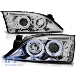 Kit de faruri tuning cu ochi de înger halogen, potrivit pentru Ford MONDEO 09.2000-05.2007, stânga și dreapta Performance AutoTuning