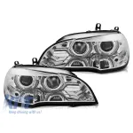 Kit de faruri xenon de tuning potrivit pentru BMW X5 E70 2007-2010 AFS cu bază cromată, stânga și dreapta Performance AutoTuning