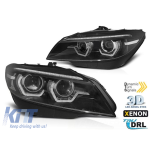 Kit de faruri xenon de tuning potrivit pentru BMW Z4 E89 2009-2013 cu bază neagră, stânga și dreapta pentru modele fără funcția AFS Performance AutoTuning