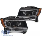 Set de faruri de tuning cu lumini LED potrivit pentru Jeep Grand Cherokee 2011-2013, stânga și dreapta Performance AutoTuning