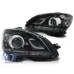 Set de faruri de tuning potrivit pentru MERCEDES W204 C-KLASA 2007-2010, stânga și dreapta Performance AutoTuning