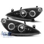 Set de faruri de tuning potrivit pentru PEUGEOT 307 04.2001-06.2005, stânga și dreapta Performance AutoTuning