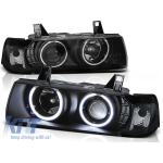 Set de faruri tuning cu ochi de înger CCFL potrivit pentru BMW 3 E36 12.1990-08.1999 coupe/cabriolet, stânga și dreapta Performance AutoTuning