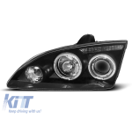 Set de faruri tuning cu ochi de înger halogen potrivit pentru Ford FOCUS MK2 09.2004-01.2008, stânga și dreapta Performance AutoTuning