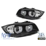 Set de faruri xenon potrivit pentru BMW Seria 3 E90, E91 2005-2008 cu bază neagră, stânga și dreapta Performance AutoTuning