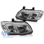 Set de faruri xenon potrivit pentru BMW Seria 3 E92 coupe, E93 cabrio 2010-2013 cu bază cromată, pentru modelul cu lumini DRL din fabrică, fără AFS, stânga și dreapta Performance AutoTuning