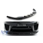 Spoiler Maxton Design potrivit pentru bara frontală SVR de la Land Rover Range Rover Mk2 Facelift 2018-2022, lac negru Performance AutoTuning