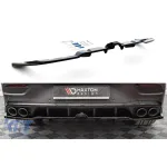 Adăugare Maxton Design pentru difuzor spate potrivit pentru Mercedes GLE Coupe C167 după 2019, lac negru Performance AutoTuning