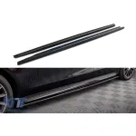 Aditive Maxton Design pentru praguri potrivite pentru Mercedes S-Class A Design-Line W223 după 2020, lac negru Performance AutoTuning