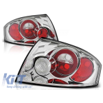 Set de stopuri de tuning potrivit pentru Audi TT 1999-2006 cu bază cromată, stânga și dreapta Performance AutoTuning