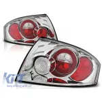 Set de stopuri de tuning potrivit pentru Audi TT 1999-2006 cu bază cromată, stânga și dreapta Performance AutoTuning