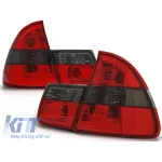 Set de stopuri de tuning potrivit pentru BMW E46 1999-2005 break cu bază roșie și fumurie, stânga și dreapta Performance AutoTuning