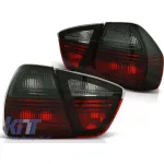 Set de stopuri de tuning potrivit pentru BMW E90 03.2005-08.2008 sedan cu bază roșie și fumurie, stânga și dreapta Performance AutoTuning