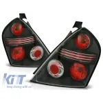 Set de stopuri de tuning potrivit pentru Fiat STILO 10.2001-2007 3 uși cu bază neagră, stânga și dreapta Performance AutoTuning