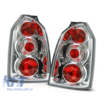 Set de stopuri de tuning potrivit pentru Hyundai TUCSON 07.2004-2010 cu bază cromată, stânga și dreapta Performance AutoTuning