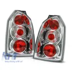 Set de stopuri de tuning potrivit pentru Hyundai TUCSON 07.2004-2010 cu bază cromată, stânga și dreapta Performance AutoTuning