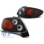 Set de stopuri de tuning potrivit pentru Peugeot 206 CC 10.1998- cu bază neagră, stânga și dreapta Performance AutoTuning