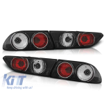 Set de stopuri tuning potrivit pentru Alfa Romeo 156 10.1997-06.2003 sedan/combinate cu bază neagră, stânga și dreapta Performance AutoTuning