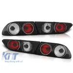 Set de stopuri tuning potrivit pentru Alfa Romeo 156 10.1997-06.2003 sedan/combinate cu bază neagră, stânga și dreapta Performance AutoTuning