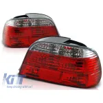 Set de stopuri tuning potrivit pentru BMW E38 06.1994-07.2001 cu bază roșie și albă, stânga și dreapta Performance AutoTuning