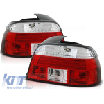 Set de stopuri tuning potrivit pentru BMW E39 09.1995-08.2000 sedan cu bază roșie și albă, stânga și dreapta Performance AutoTuning