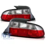 Set de stopuri tuning potrivit pentru BMW Z3 01.1996-1999 cabrio cu bază roșie și albă, stânga și dreapta Performance AutoTuning