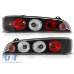 Set de stopuri tuning potrivit pentru Fiat SEICENTO 600 1998-2010 cu bază neagră, stânga și dreapta Performance AutoTuning