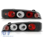 Set de stopuri tuning potrivit pentru Fiat SEICENTO 600 1998-2010 cu bază neagră, stânga și dreapta Performance AutoTuning