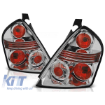 Set de stopuri tuning potrivit pentru Fiat STILO 10.2001-2007 3 uși cu bază cromată, stânga și dreapta Performance AutoTuning