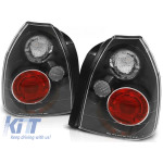 Set de stopuri tuning potrivit pentru Honda CIVIC 09.1995-02.2001 3 uși cu bază neagră, stânga și dreapta Performance AutoTuning