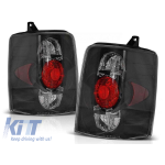 Set de stopuri tuning potrivit pentru Jeep Grand Cherokee ZJ 1993-1999 cu bază neagră, stânga și dreapta Performance AutoTuning