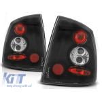 Set de stopuri tuning potrivit pentru Opel ASTRA G 09.1997-02.2004 sedan, cabrio, coupe cu bază neagră, stânga și dreapta Performance AutoTuning