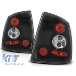 Set de stopuri tuning potrivit pentru Opel ASTRA G 09.1997-02.2004 sedan, cabrio, coupe cu bază neagră, stânga și dreapta Performance AutoTuning