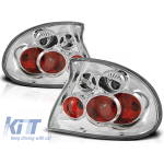 Set de stopuri tuning potrivit pentru Opel TIGRA 09.1994-12.2000 cu bază cromată, stânga și dreapta Performance AutoTuning