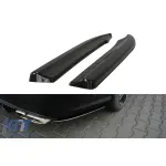 Splittere laterale Maxton Design potrivite pentru bara spate A Design Mercedes E63 W212 2009-2012, negru lucios Performance AutoTuning