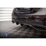 Spoiler Maxton Design potrivit pentru bara de protecție din spate A Design-Line pe Mercedes S-Class W223 după 2020, lac negru Performance AutoTuning