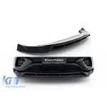 Spoiler Maxton Design potrivit pentru bara de protecție frontală a Mercedes A Design GLE 53, A Design-Line SUV W167, Coupe C167 după 2023, lac negru Performance AutoTuning