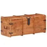 Cufăr de depozitare, 90 x 40 x 40 cm, lemn masiv de acacia GartenMobel Dekor