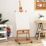 Suport de șevalet, 55x53,5x178 cm, lemn masiv de fag GartenMobel Dekor