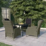 Set mobilier pentru grădină, 5 piese, maro GartenMobel Dekor