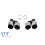 Capace cromate potrivite pentru Audi A4 B8 2012-2015, A6 C7 sedan, avant, allroad 2011-2018, A7 4GA Sportback 2010-2017, A5 Sportback 2009-2011 Performance AutoTuning