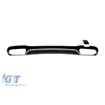 Difuzor tip A Design potrivit pentru bara spate a Mercedes E-Class W213 dupa 2016 -oo--oo-, cu garnitura din crom Performance AutoTuning