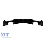 Difuzor tip M Performance Design Design potrivit pentru bara spate M Technik pe BMW Seria 4 F32 coupe, F33 cabrio, F36 gran coupe după 2013 -oo--oo-, lac negru Performance AutoTuning