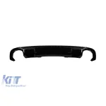 Difuzor tip RS4 potrivit pentru bara S-line din spate a Audi A4 B9 sedan, break 2015-2019 -O---O- Performance AutoTuning