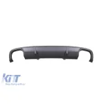 Difuzor tip S4 potrivit pentru bara spate standard a Audi A4 B9 sedan, break 2015-2019 -oo--oo- Performance AutoTuning